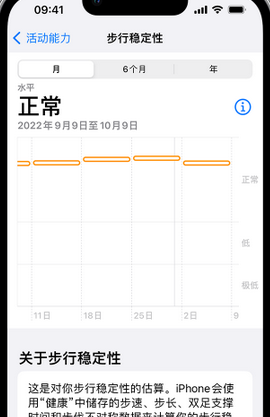 姜堰iPhone手机维修如何在iPhone开启'步行稳定性通知'