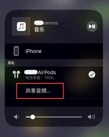 姜堰苹果14音频维修点分享iPhone14音频共享设置方法 