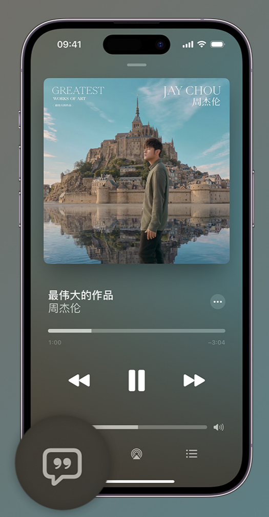 姜堰iphone维修分享如何在iPhone上使用Apple Music全新唱歌功能 