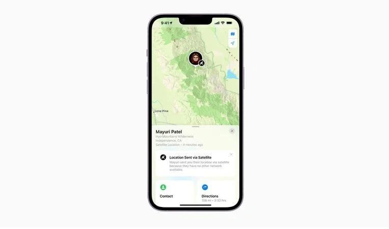 姜堰苹果14维修分享iPhone14系列中 FindMy功能通过卫星分享位置方法教程 
