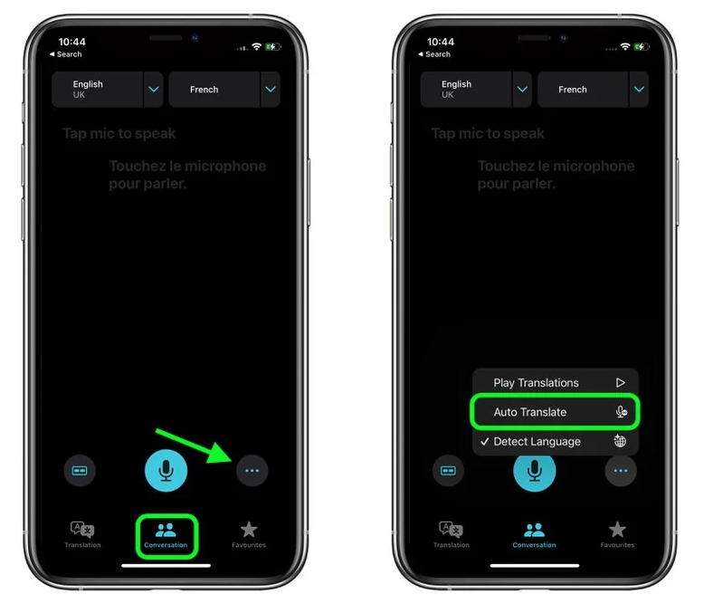 姜堰苹果手机维修分享iOS 15 “翻译” App 新改进 