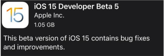 姜堰苹果手机维修分享如何升级到iOS15.0 beta5 
