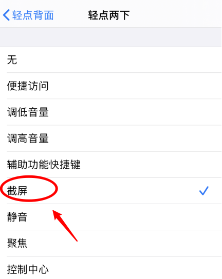 姜堰苹果手机维修分享iPhone12如何启用双击截屏 